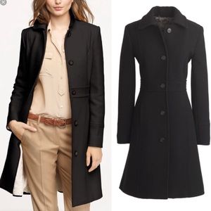 J. Crew Double-Cloth Lady Day Coat With Thinsulate